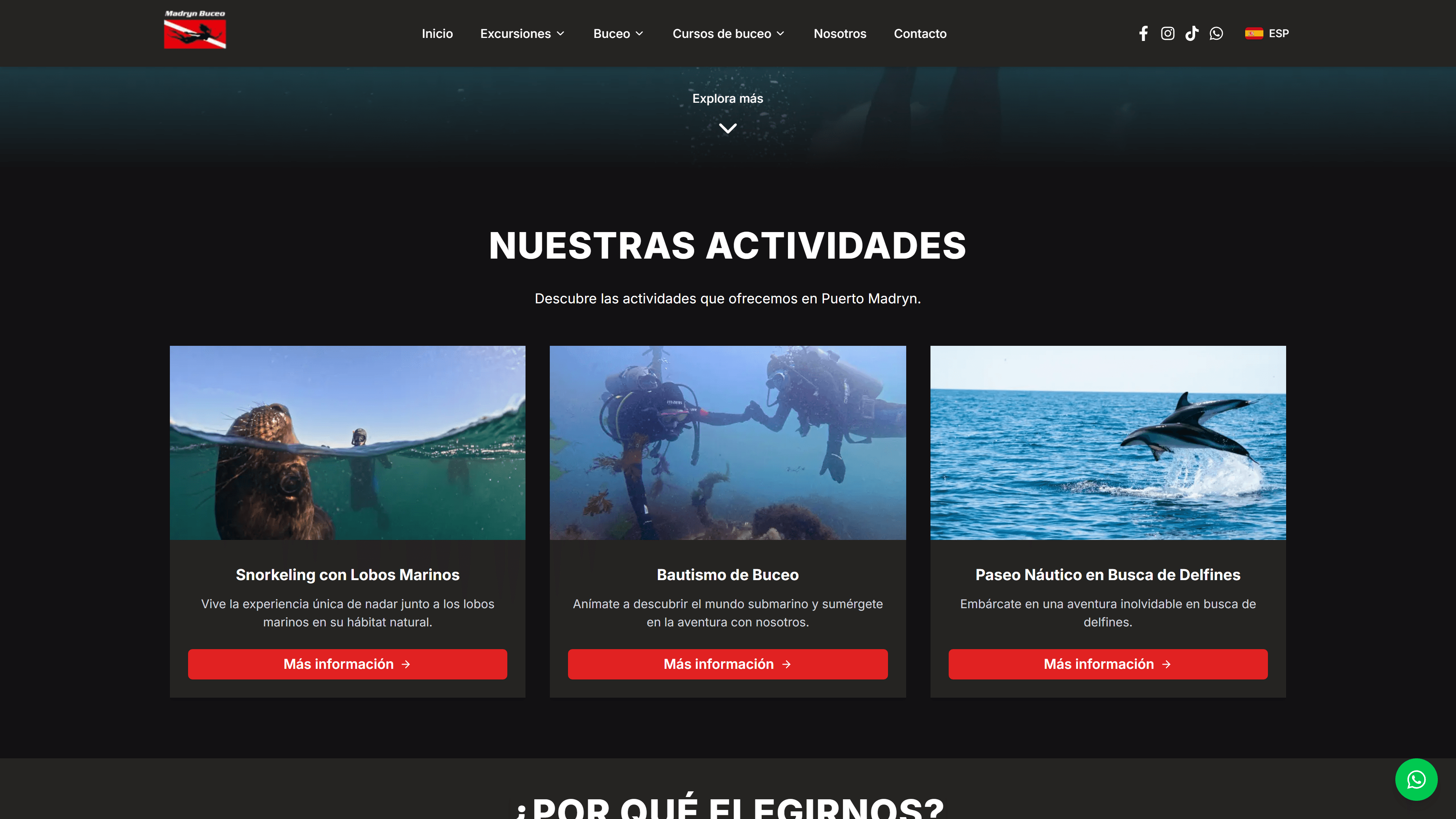 Madryn Buceo